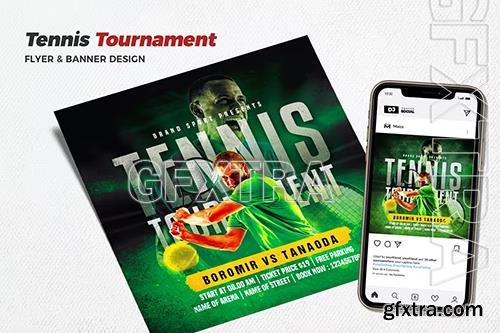 Tennis Tournament Social Media Promotion RA8RGSN