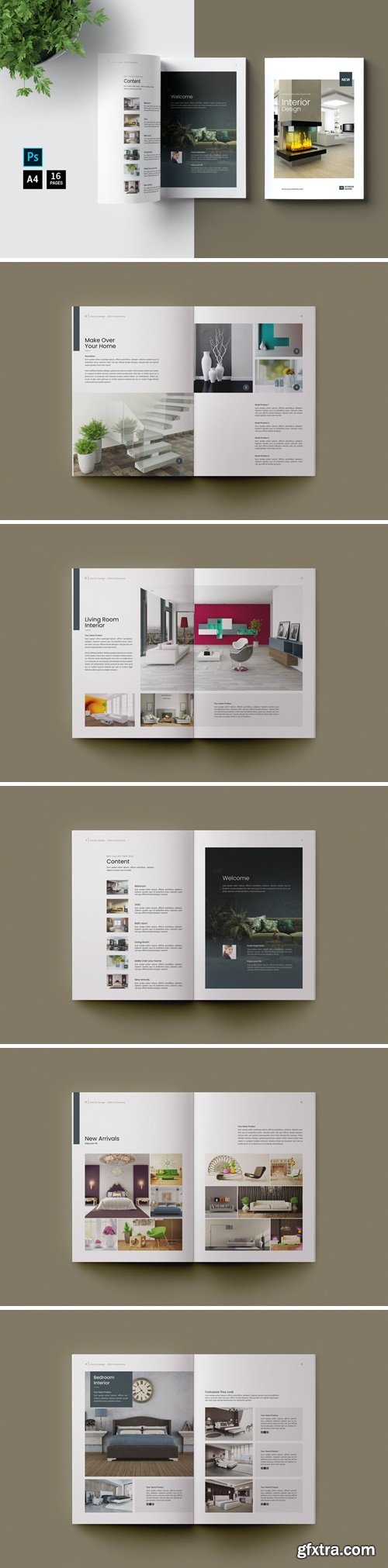 PSD - Interior Design Brochure Catalog ZLKYVTT