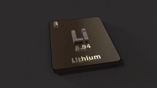 Videohive - Lithium Periodic Table - 37829665 - 37829665