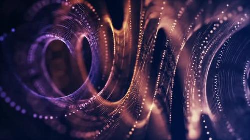 Videohive - Golden Purple Moving Background Motion Graphics Animated 05 - 37833386 - 37833386