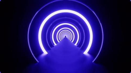 Videohive - Multicolored Rainbow Ring Tunnel Vj Loop Background 4K - 37834607 - 37834607