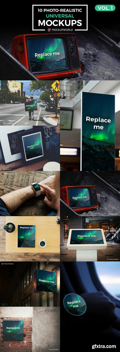 10 Universal Mockups Vol. 1