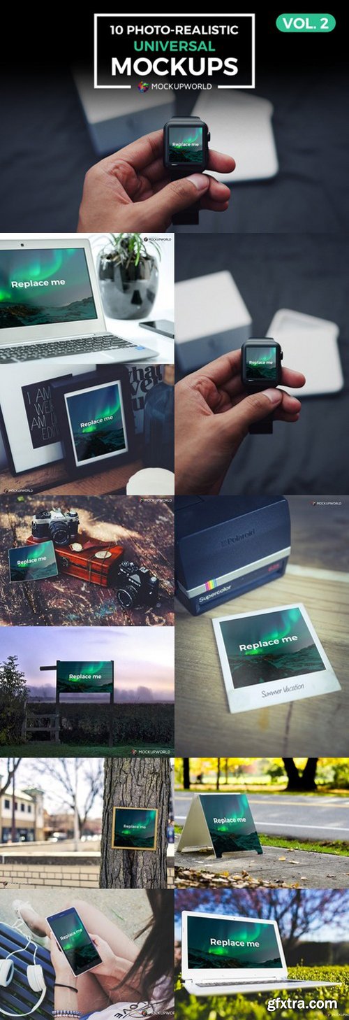 10 Universal Mockups Vol. 2