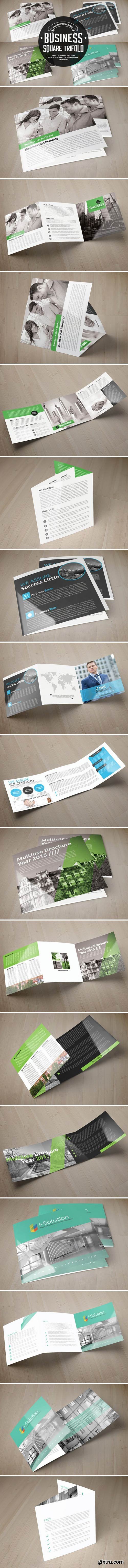 4 Business Square Trifold Bundle