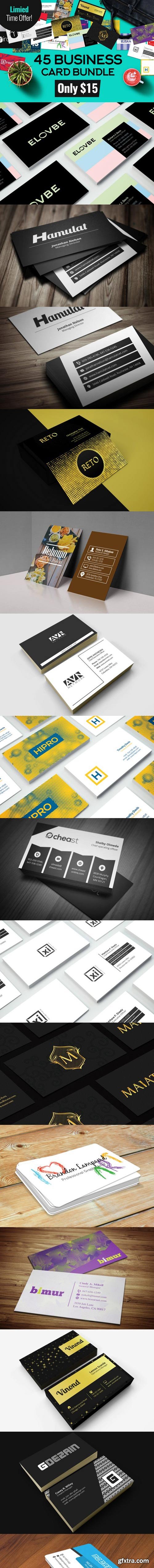 45 Business Card Bundle