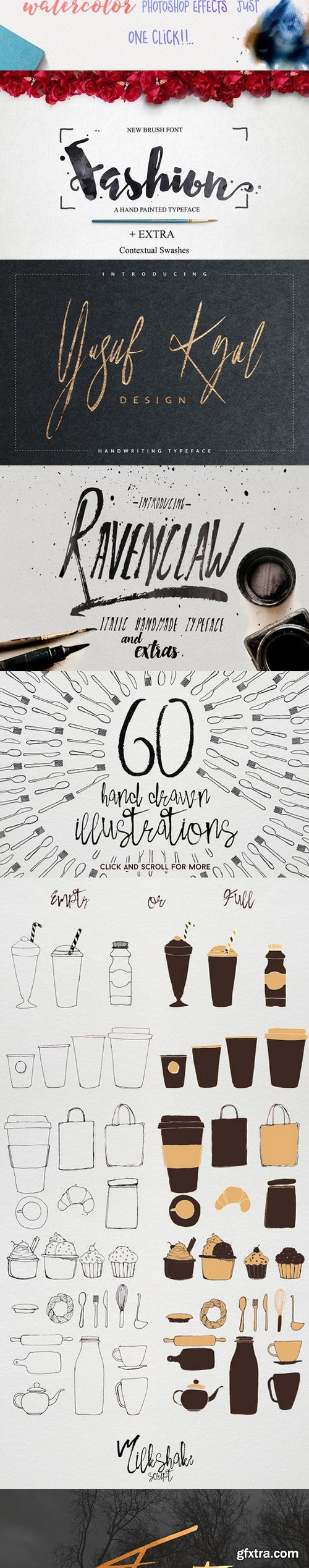 50 Big Font Bundle