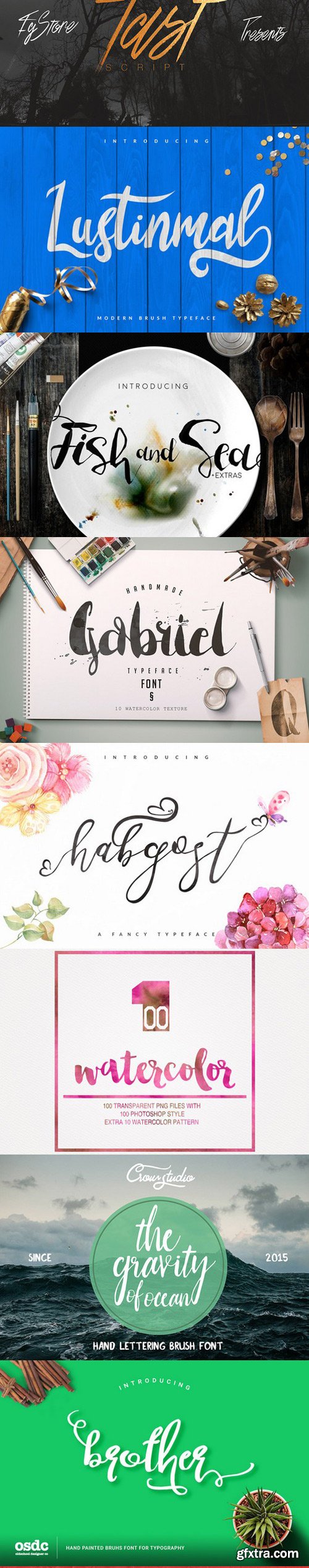 50 Big Font Bundle