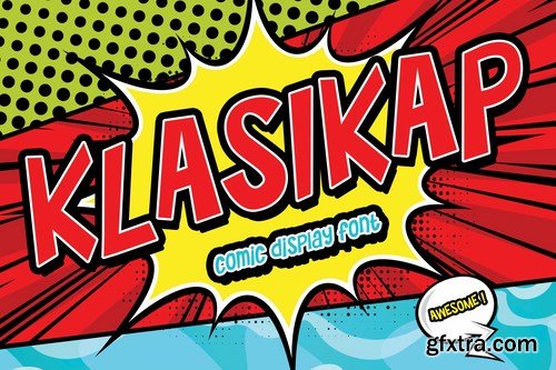 KLASIKAP - Comic Display Font