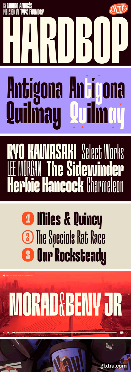 Hardbop Font Family