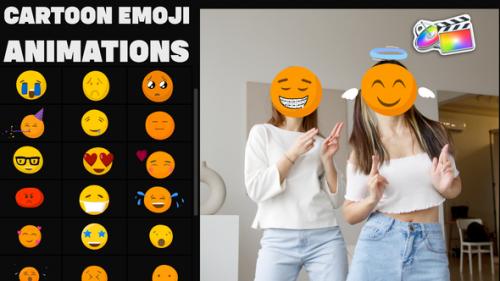 Videohive - Cartoon Emoji Animations for FCPX - 37870999 - 37870999