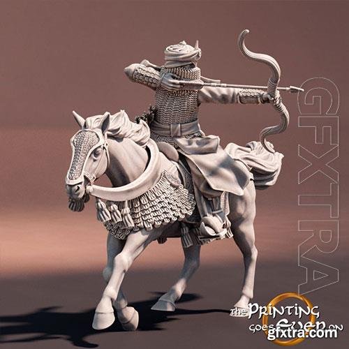 3D Print Model Southerner Archer Mounted