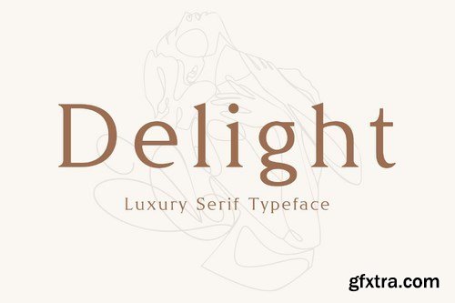 Delight - Luxury Serif Typeface