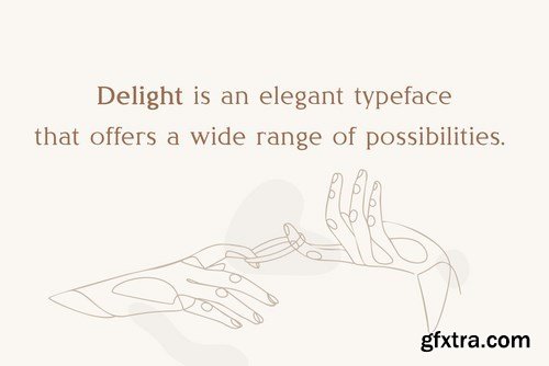 Delight - Luxury Serif Typeface