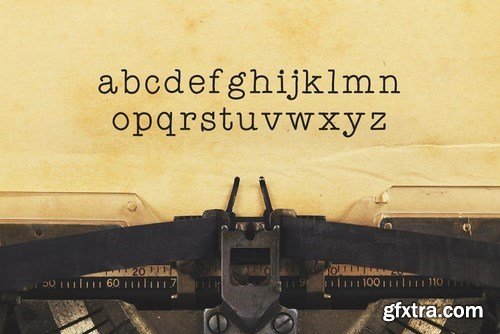 Detective - Typewriter Typeface