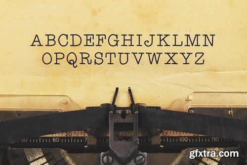 Detective - Typewriter Typeface