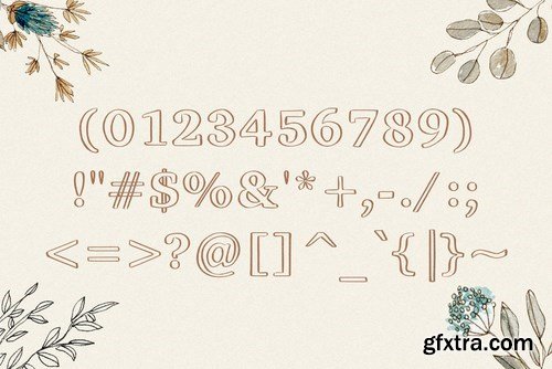 Viktoria - Outline Serif Typeface