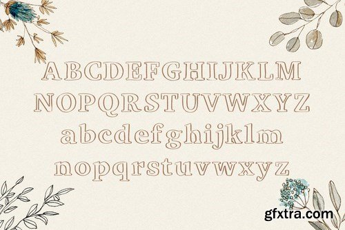 Viktoria - Outline Serif Typeface