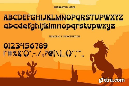 Weighty Step – Kids Western Font