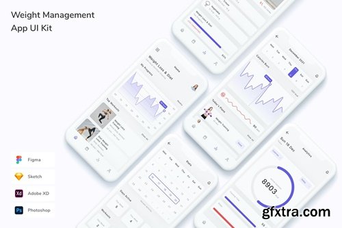 Weight Management App UI Kit