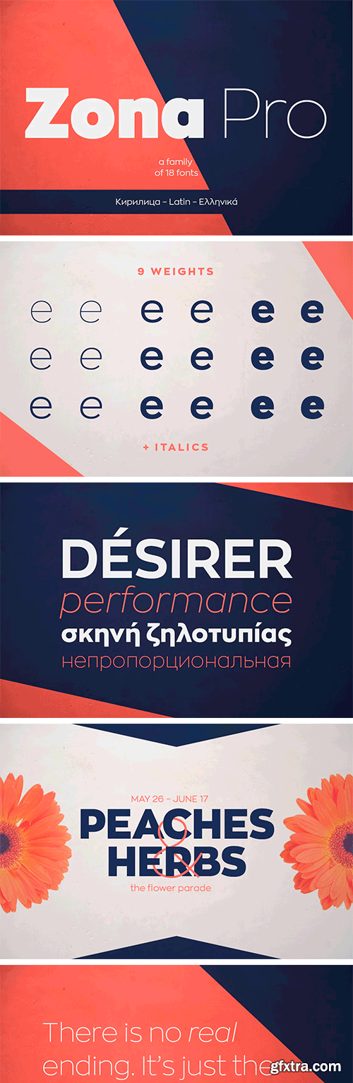 Zona Pro Font Family (Updated)