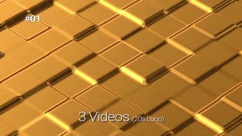 Videohive - Shifting Scratched Sticky Metal Tiles Pack - 37910816 - 37910816