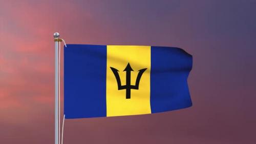 Videohive - Barbados Flag - 37917864 - 37917864