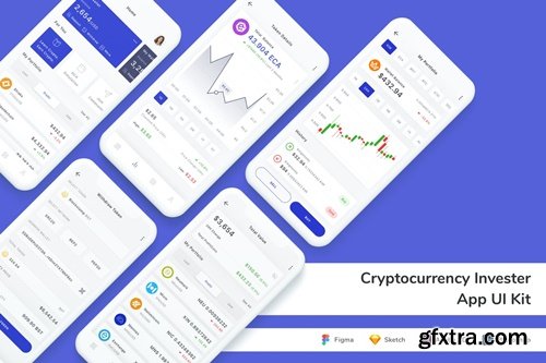 Cryptocurrency Invester App UI Kit