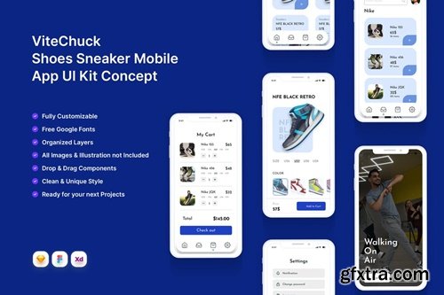 ViteChuck - Shoes Sneaker Mobile App Concept