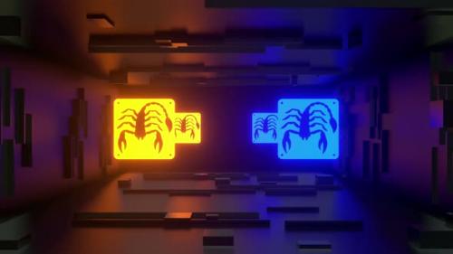 Videohive - Zodiac Neon 10 4k - 37919105 - 37919105