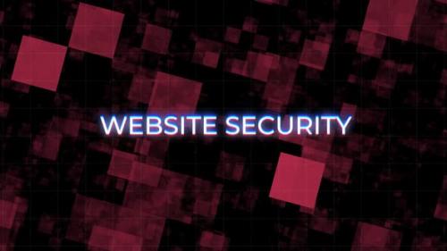 Videohive - Website Security Digital Glitch Text Background - 37920090 - 37920090