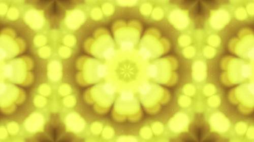 Videohive - Gold color mandala effect of kaleidoscope - 37922820 - 37922820