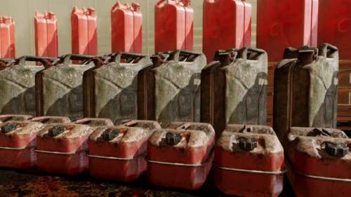 Videohive - Jerrycan For Oil Safe Storage 01 4K - 37862796 - 37862796