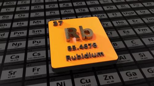 Videohive - Rubidium Periodic Table - 37902135 - 37902135