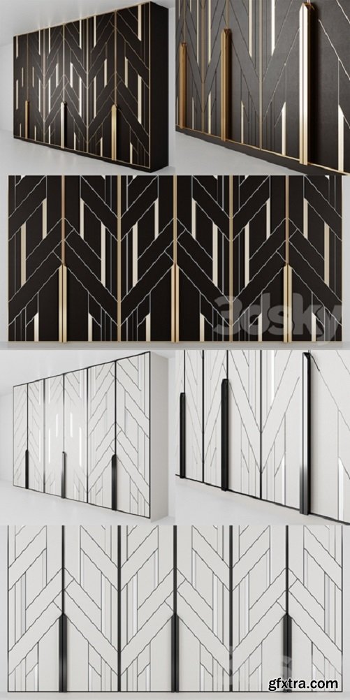 Art Deco wardrobe