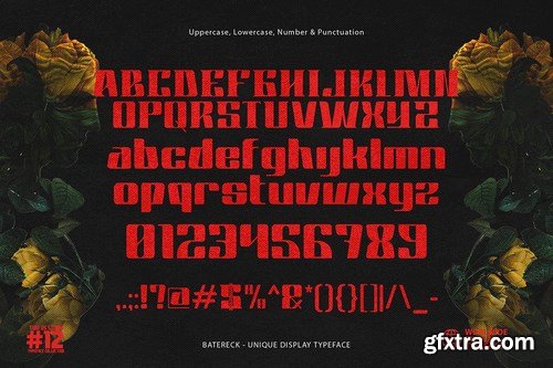 Batereck - Display Typeface