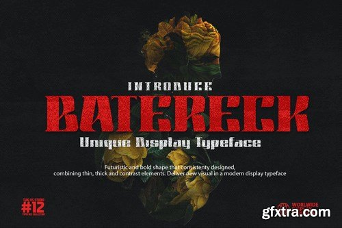 Batereck - Display Typeface