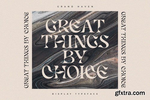 Grand Haven Display Typeface