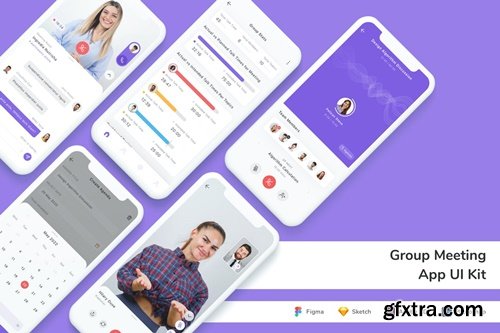 Group Meeting App UI Kit