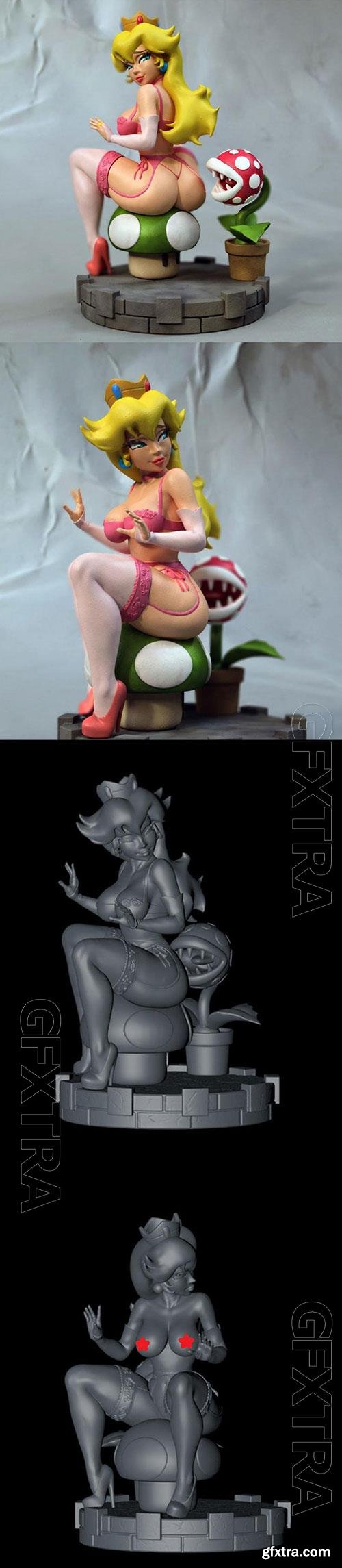 Sexy Peach 3D Print Model 