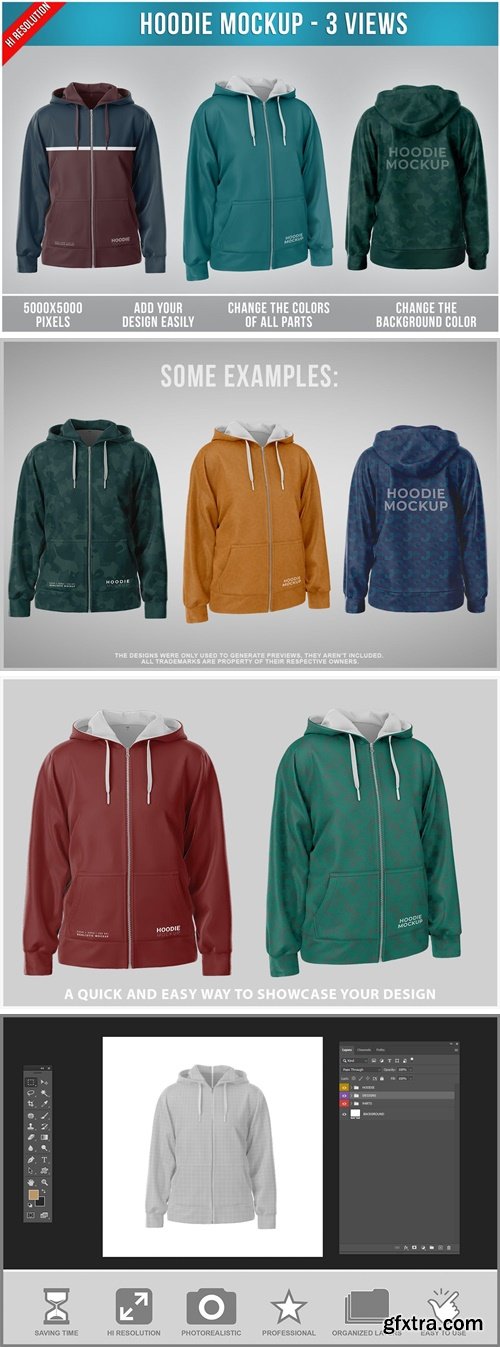 Hoodie Mockups 5VA447R