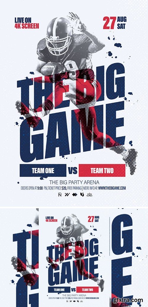 The Big Game Flyer MY6JSB8