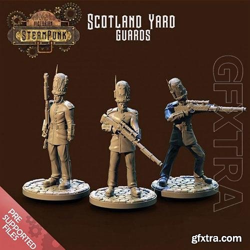 Scotland Yard Guards 3D Print Model 