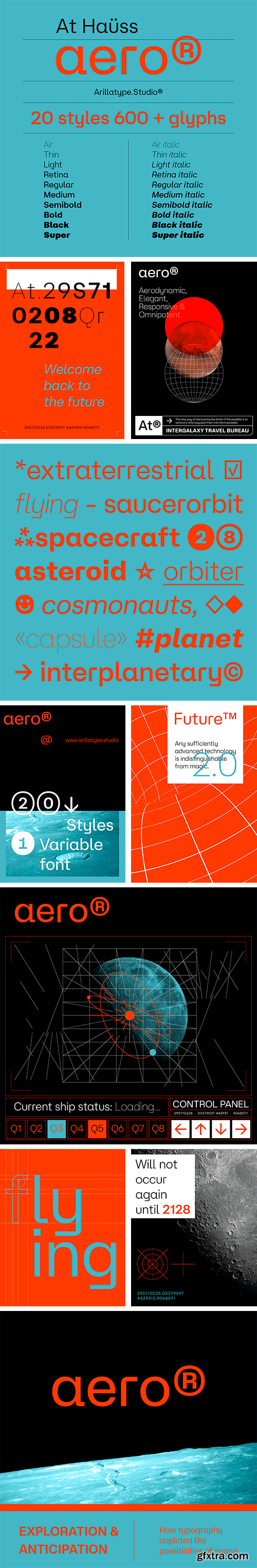 At Hauss Aero Font Family