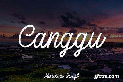 Canggu - Monoline Script Typeface