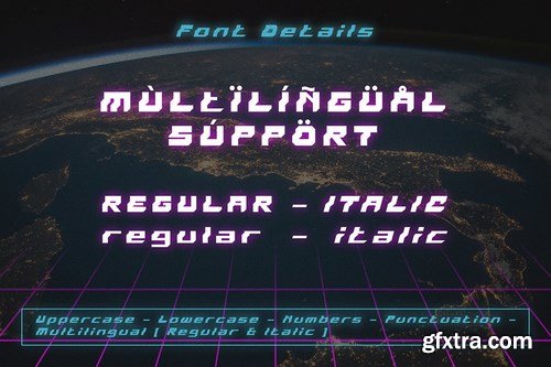 Droid Wars - Futuristic Font