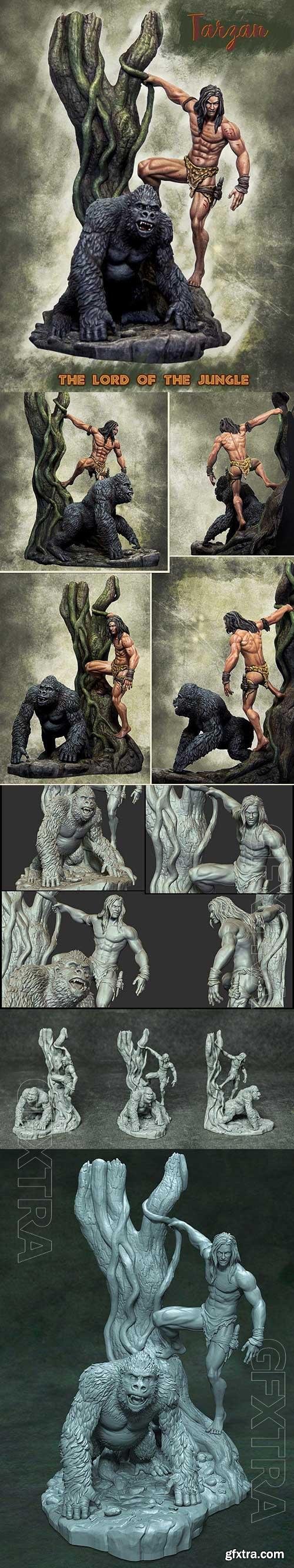 Tarzan Lord of the jungle 3D Print Model 