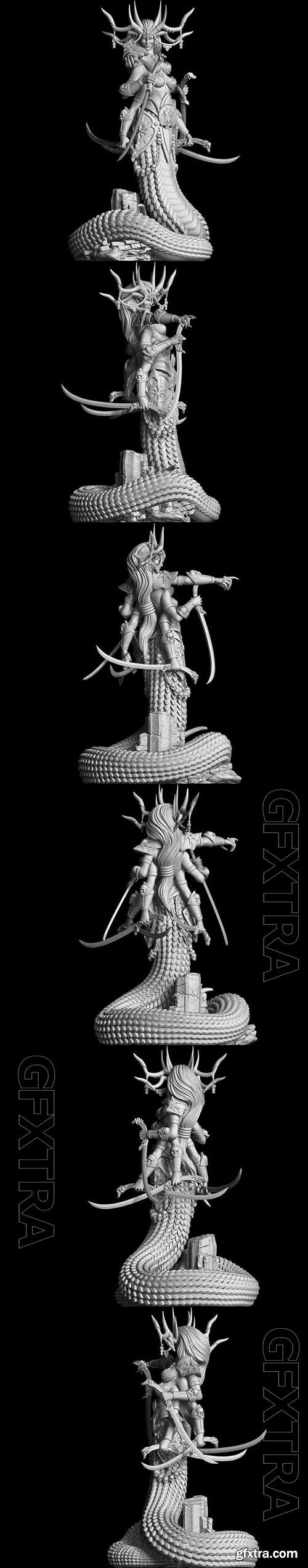 Sasha Queen of Lust 3D Print Model 
