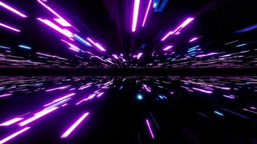 Videohive - Neon Cyber Technology Data Space - 37935328 - 37935328