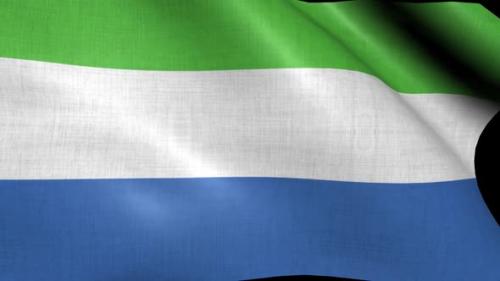 Videohive - Sierra Leone Flag - 37936583 - 37936583