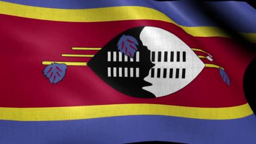 Videohive - Swaziland Flag - 37936592 - 37936592